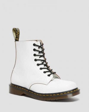 Dr Martens 1460 Vintage Blonder Up Boots Støvletter Dame Hvite | UGJCY0842