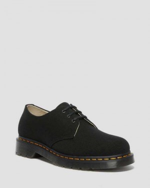 Dr Martens 1461 Canvas Oxford Shoes Fritidsstøvler Herre Svarte | ZUXAJ2438