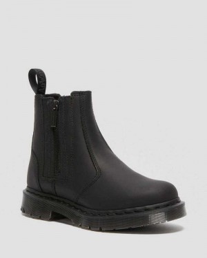 Dr Martens 2976 DM's Wintergrip Zip Chelsea Boots Chelsea Støvler Dame Svarte | BIHXU1734